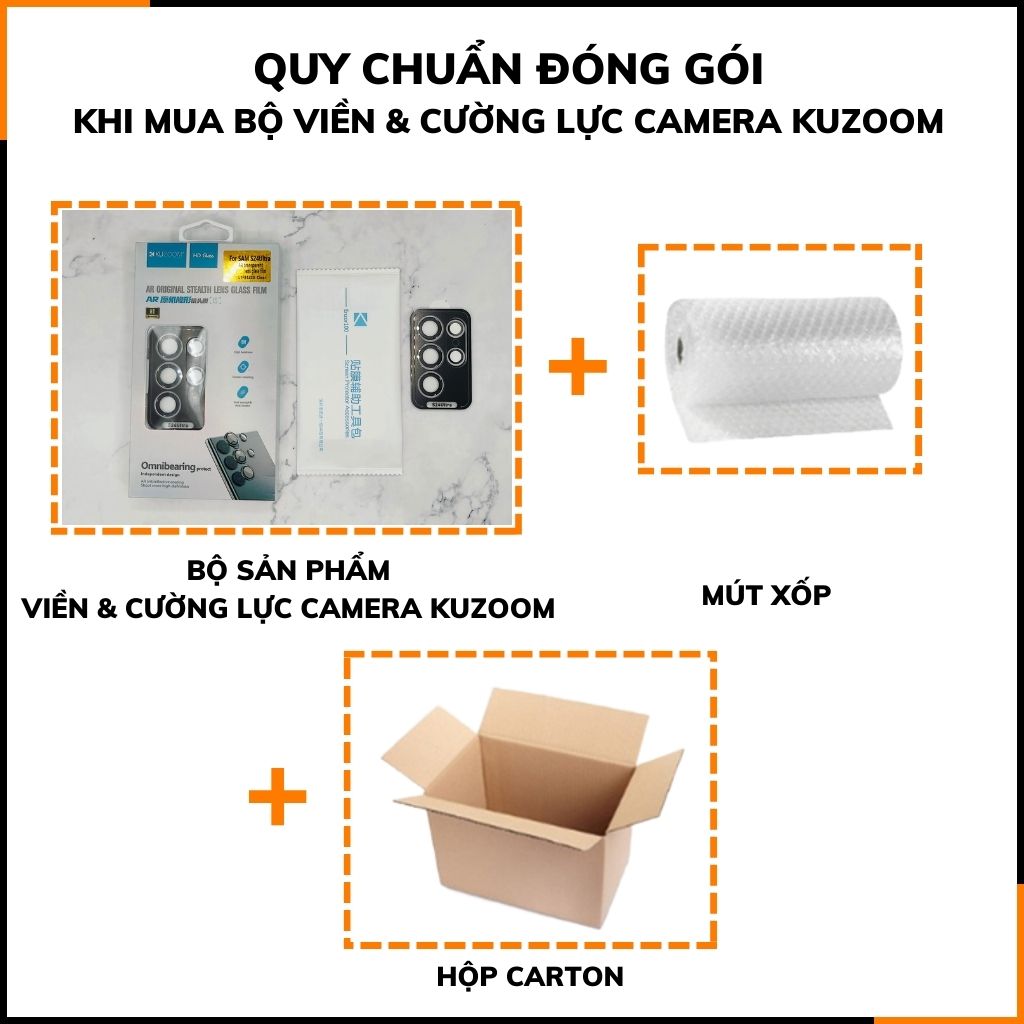 Kính cường lực camera samsung s24 ultra chính hãng KUZOOM viền nhiều màu chất lượng rõ nét bảo vệ toàn diện cụm camera phụ kiện huỳnh tân store