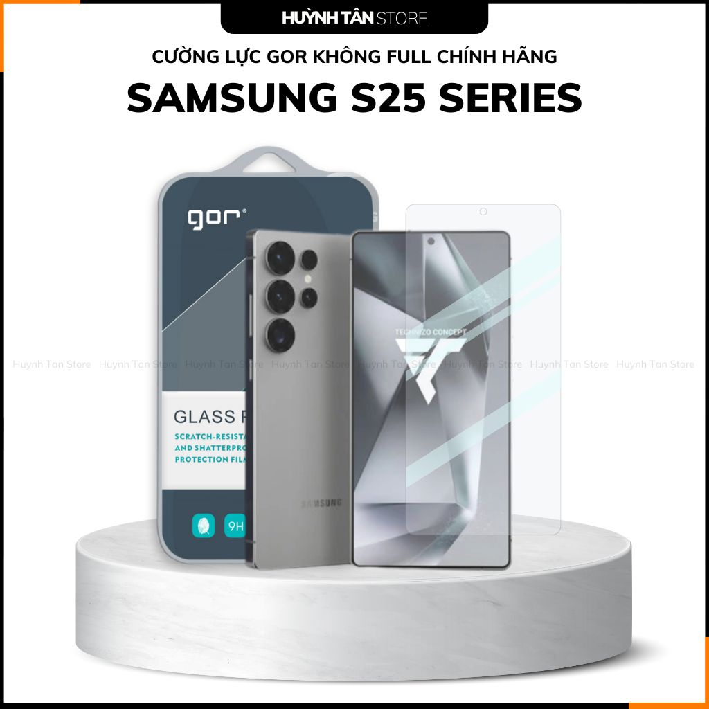 Cường lực gor samsung SAMSUNG S25 , S25 Plus . S25 ULTRA  trong suốt KHÔNG FULL MÀN chính hãng