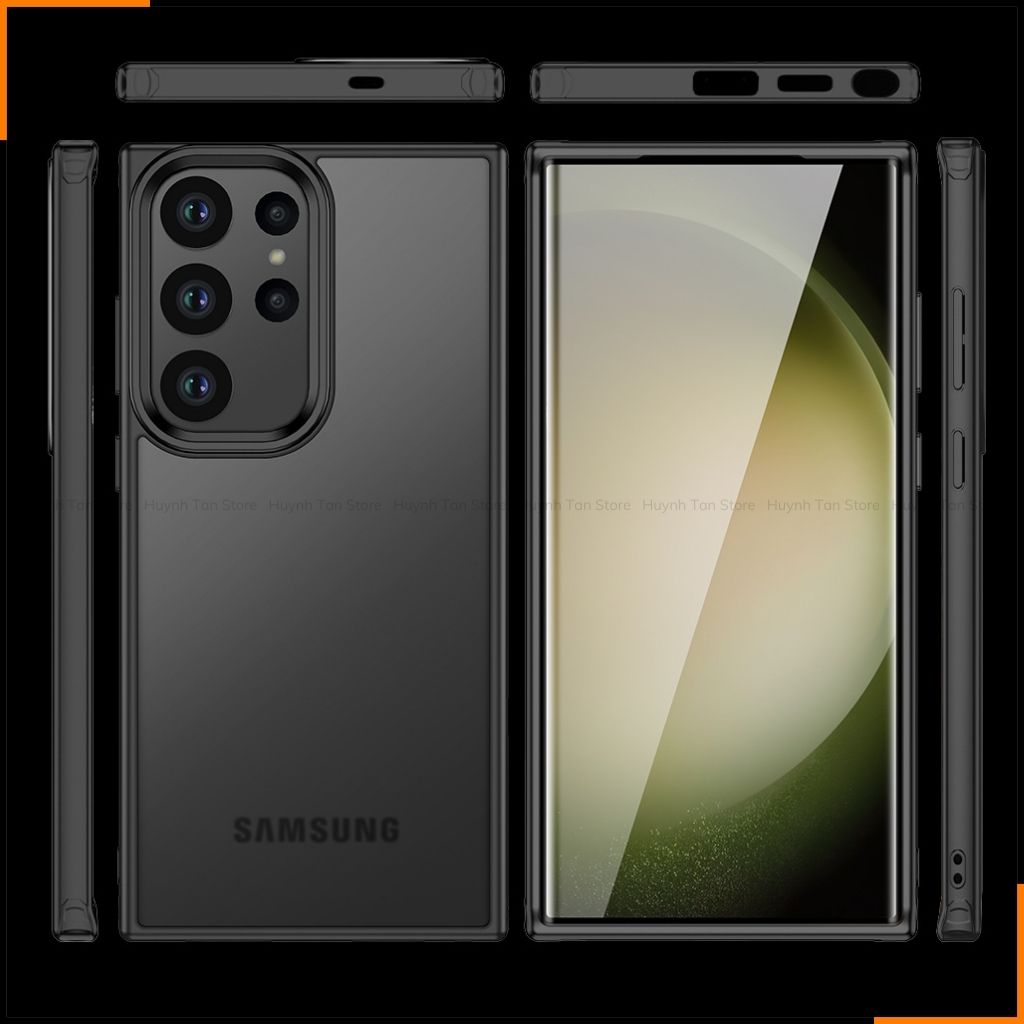 Ốp lưng Samsung S25 Ultra nhám viền màu VER 2 chống bám vân tay