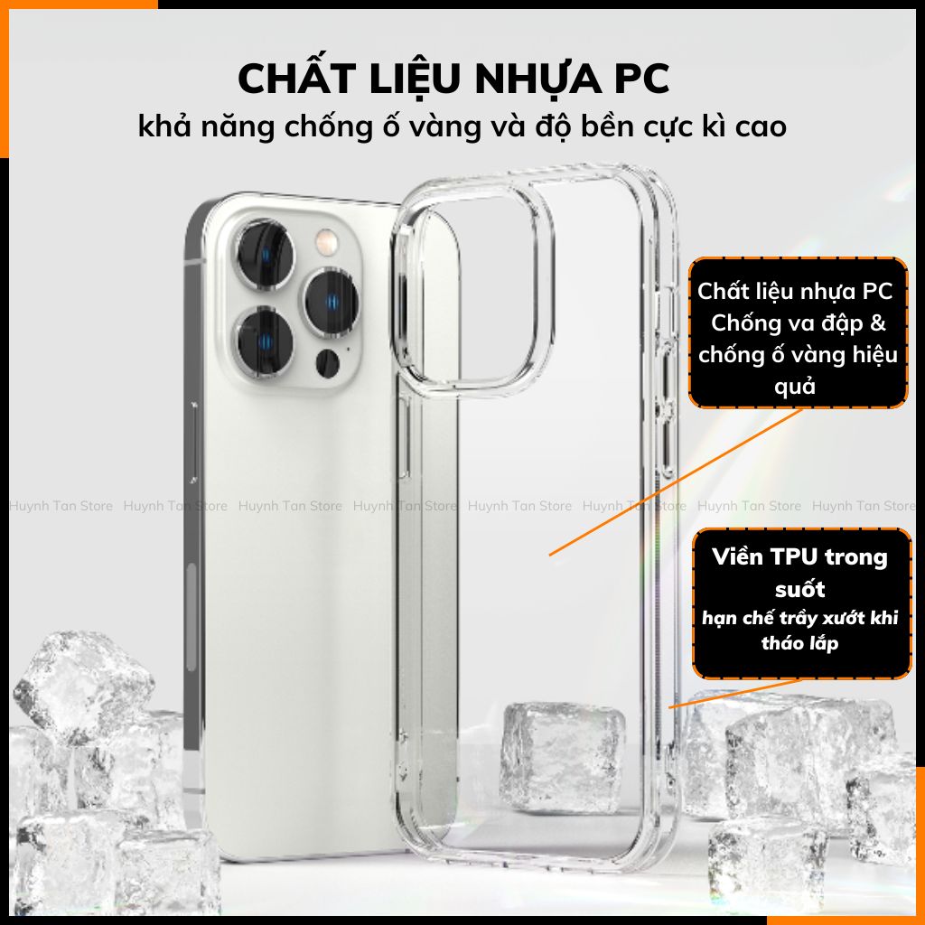 Ốp lưng iphone 16 Pro RINGKE chính hãng trong suốt chống sốc FUSION X chống ố vàng huỳnh tân store