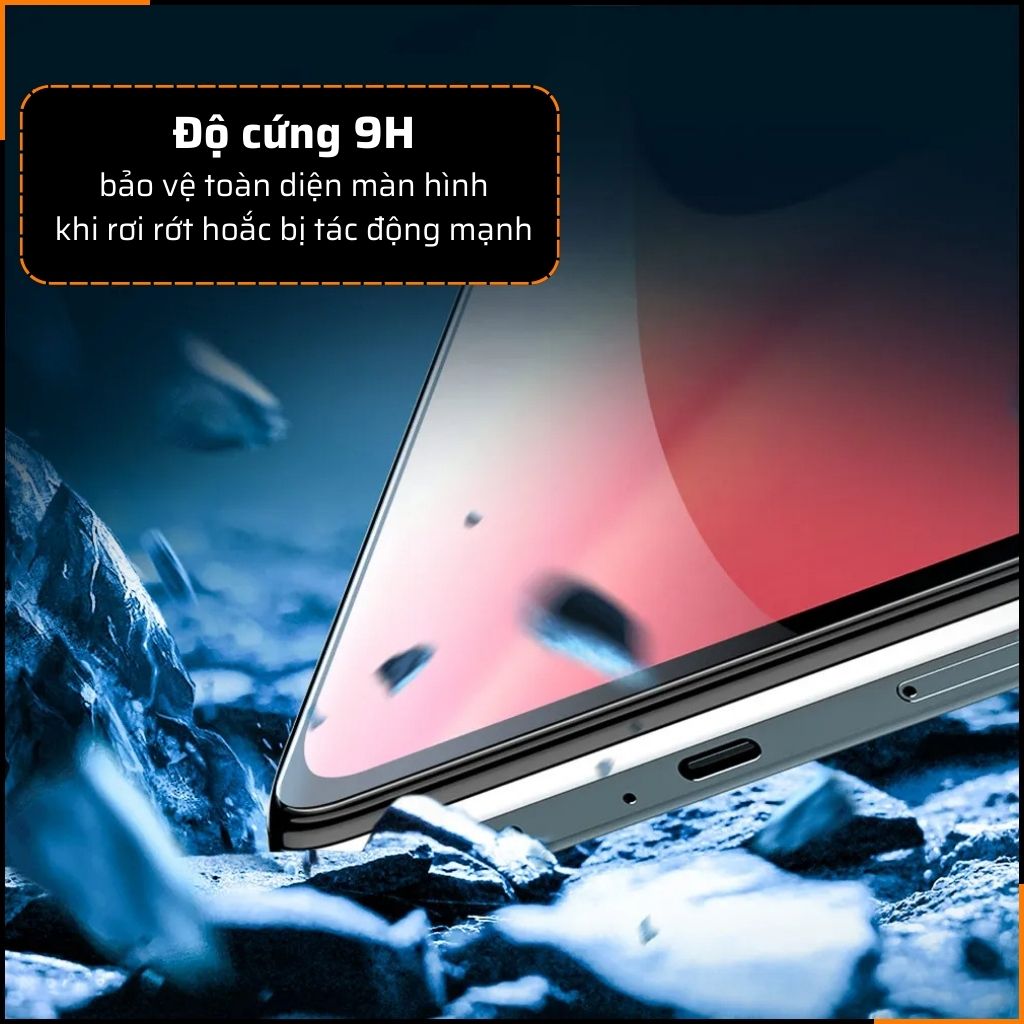 Kính cường lực redmi k50, k50 pro trong suốt KHÔNG FULL MÀN chống bám vân tay chính hãng SMART DEVIL huỳnh tân store