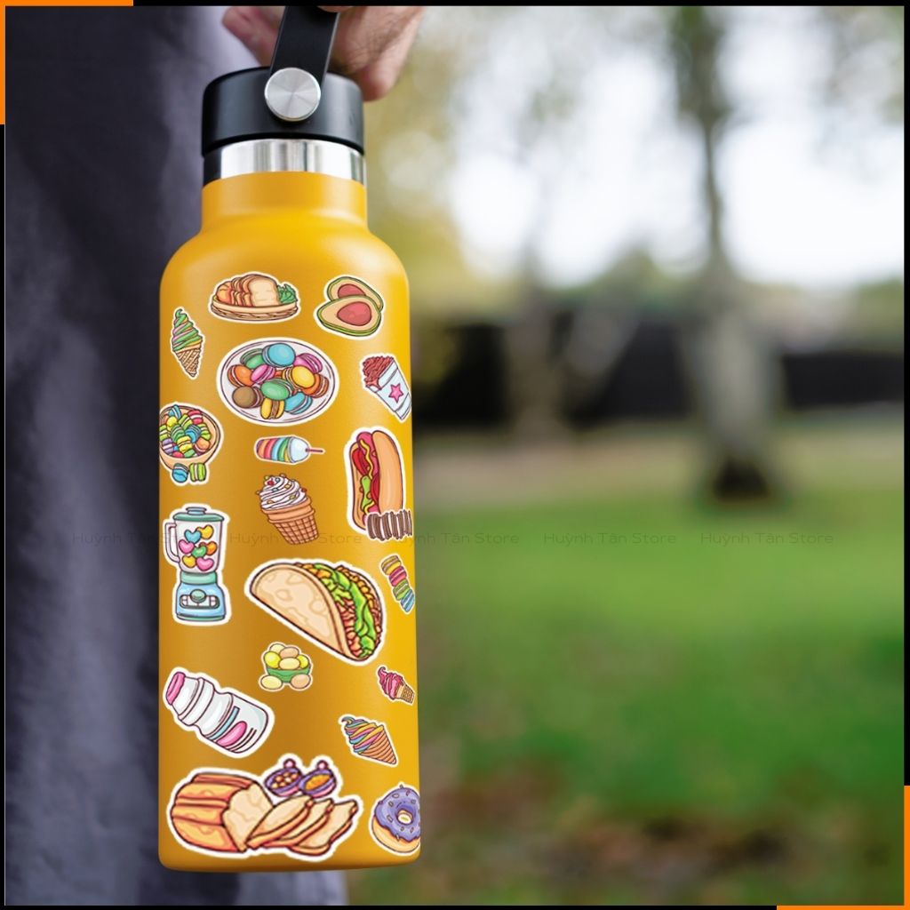 Hình dán sticker đẹp khủng long cute Animal ST G13 chất liệu vinyl phủ lớp chống thấm bay màu phù hợp dán mọi bề mặt phụ kiện huỳnh tân store