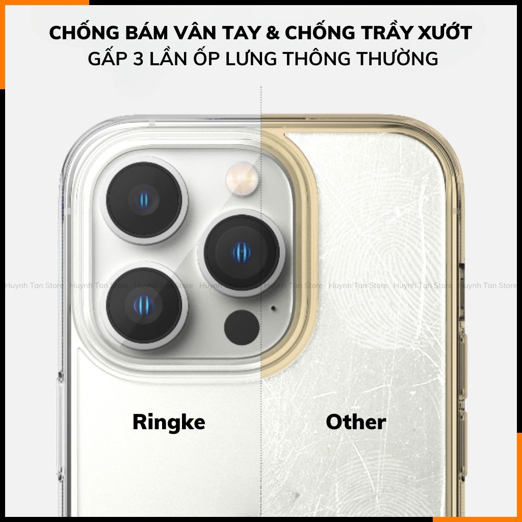 Ốp lưng iphone 16 Pro Max RINGKE chính hãng trong suốt chống sốc FUSION X chống ố vàng huỳnh tân store