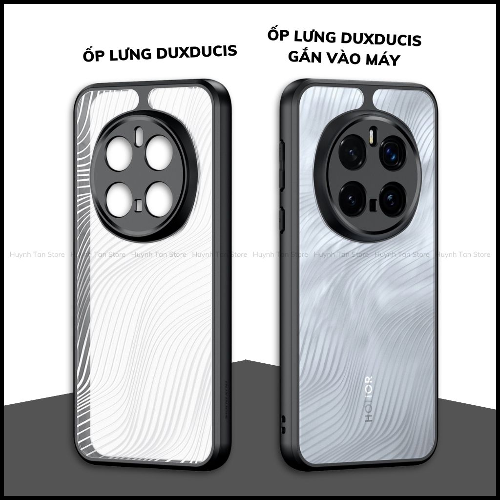 Ốp lưng honor magic 7 pro 6 pro aimo chính hãng duxducis chống va đập trong suốt không ố vàng