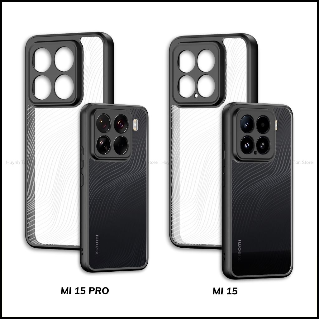 Ốp lưng xiaomi mi 15 mi 15 pro aimo chính hãng dux ducis chống va đập trong suốt không ố vàng huỳnh tân store