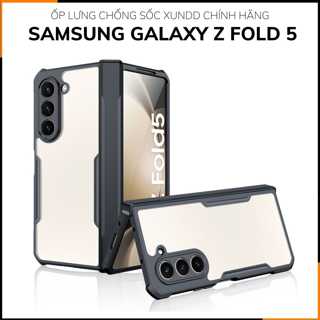 Ốp lưng samsung z fold 5 chống sốc xundd bảo vệ camera chính hãng chống ố vàng phụ kiện điện thoại huỳnh tân store