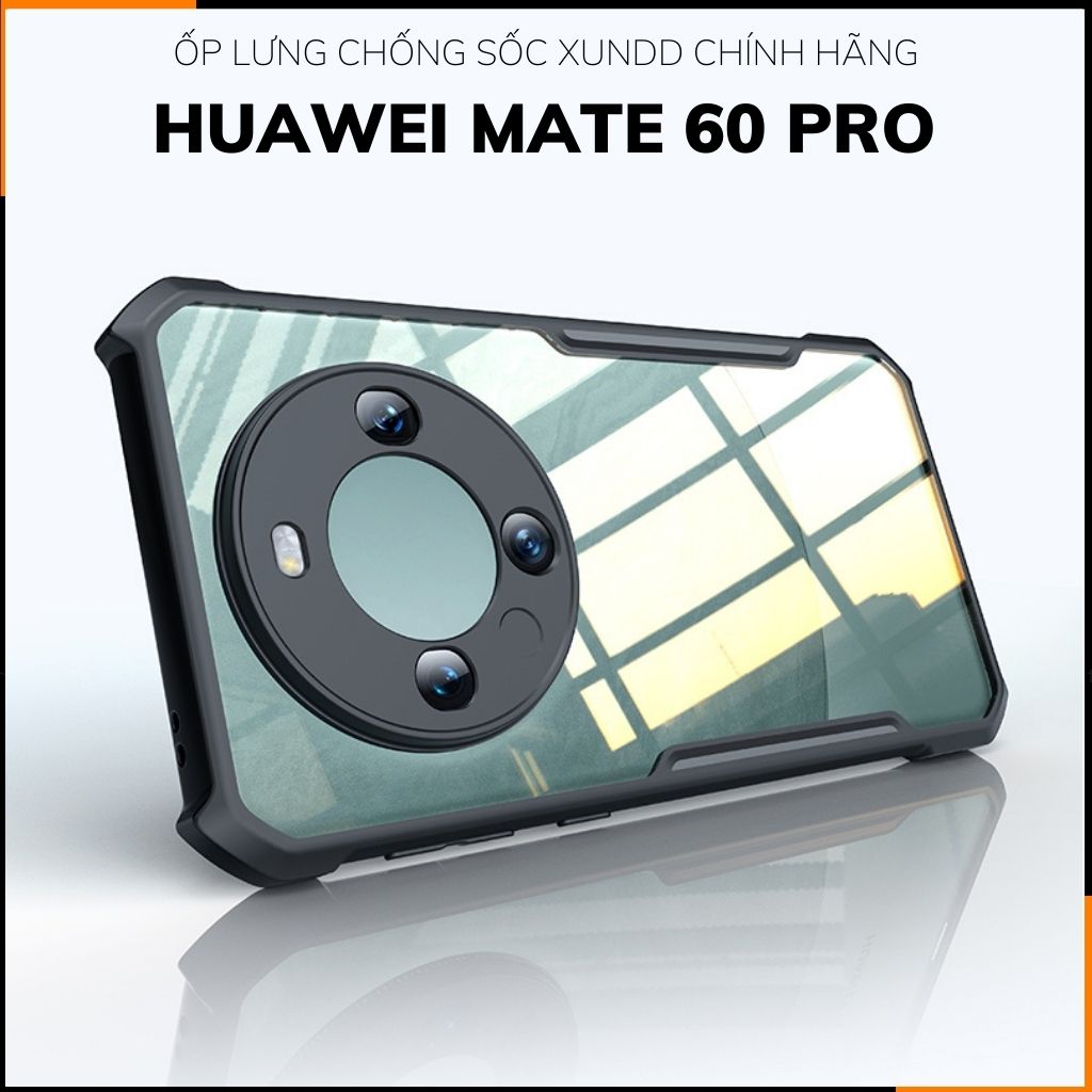 Ốp lưng huawei mate 60 pro chống sốc xundd bảo vệ camera chính hãng chống ố vàng phụ kiện điện thoại huỳnh tân store