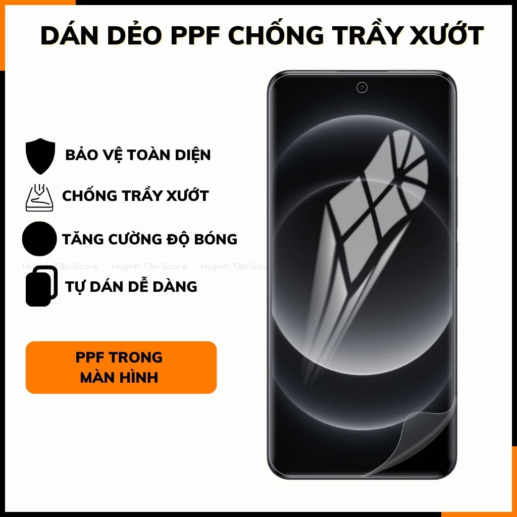 Miếng dán PPF màn hình , lưng , viền trong nhám MI 14 Ultra 