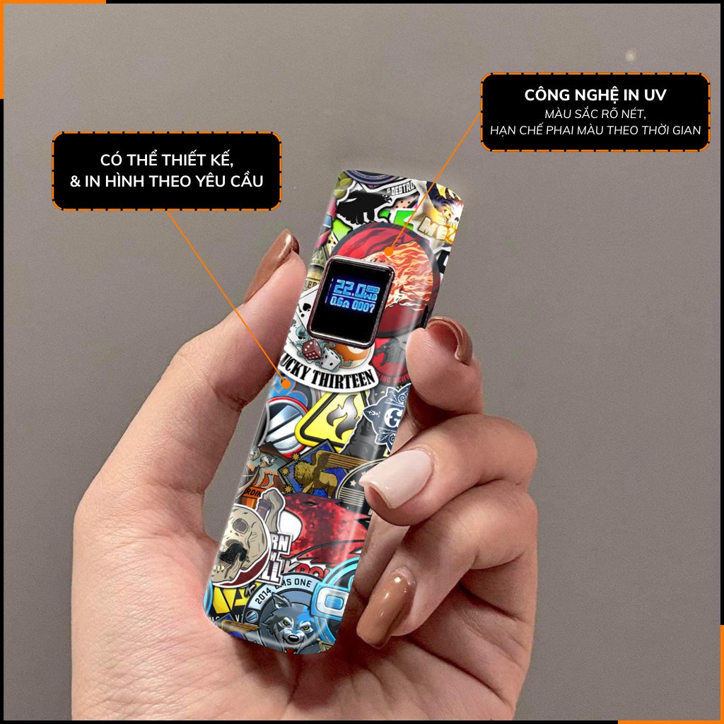 Miếng dán skin in hình xlim pro xlim v2, xlim se, rill x,feelin, xlim sq pro full viền [ L16 ] phụ kiện huỳnh tân store