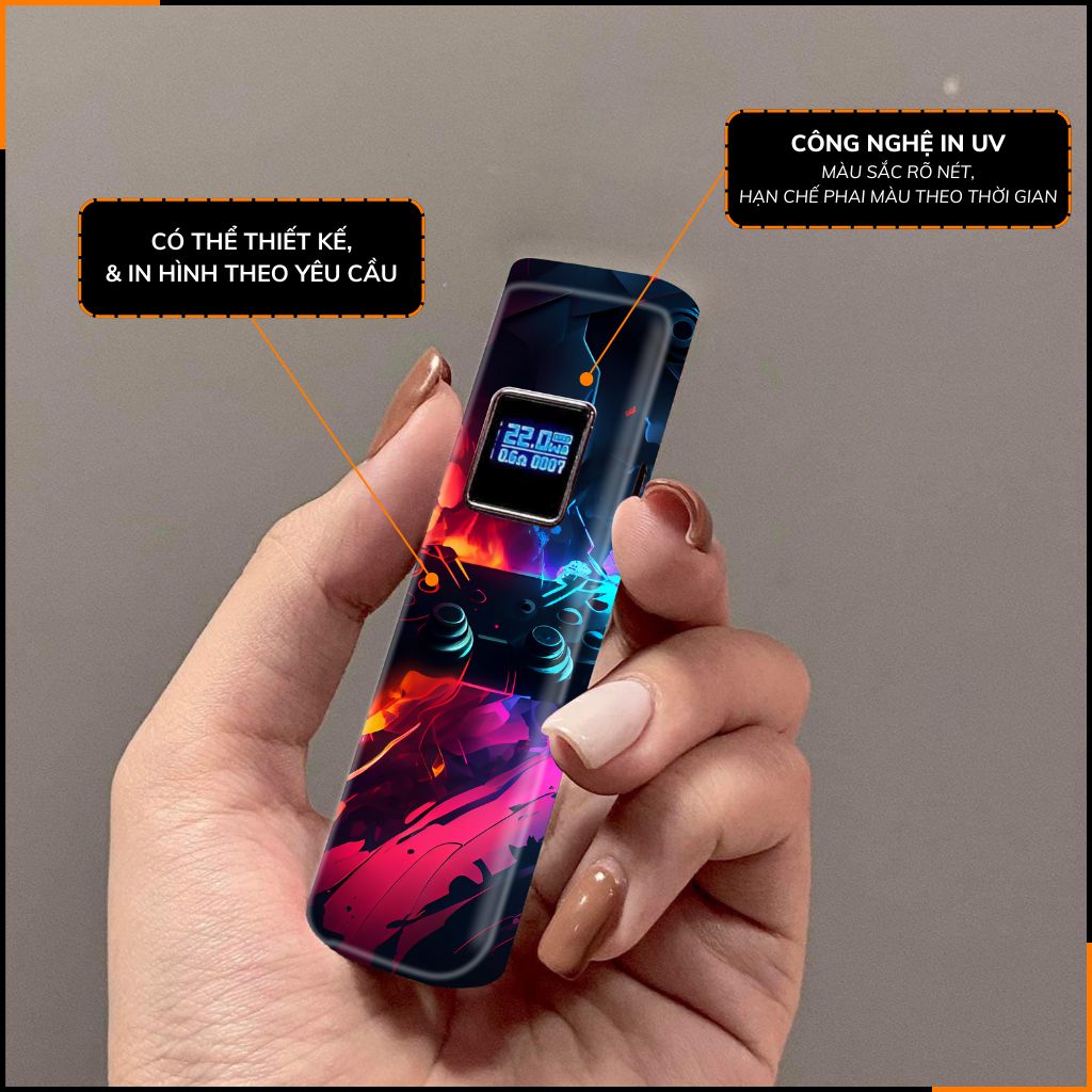 Miếng dán skin in hình xlim pro xlim v2, xlim se, rill x,feelin, xlim sq pro full viền [ T04 ] phụ kiện huỳnh tân store