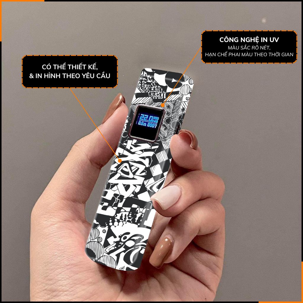 Miếng dán skin in hình xlim pro xlim v2, xlim se, rill x,feelin, xlim sq pro full viền [ L06 ] phụ kiện huỳnh tân store