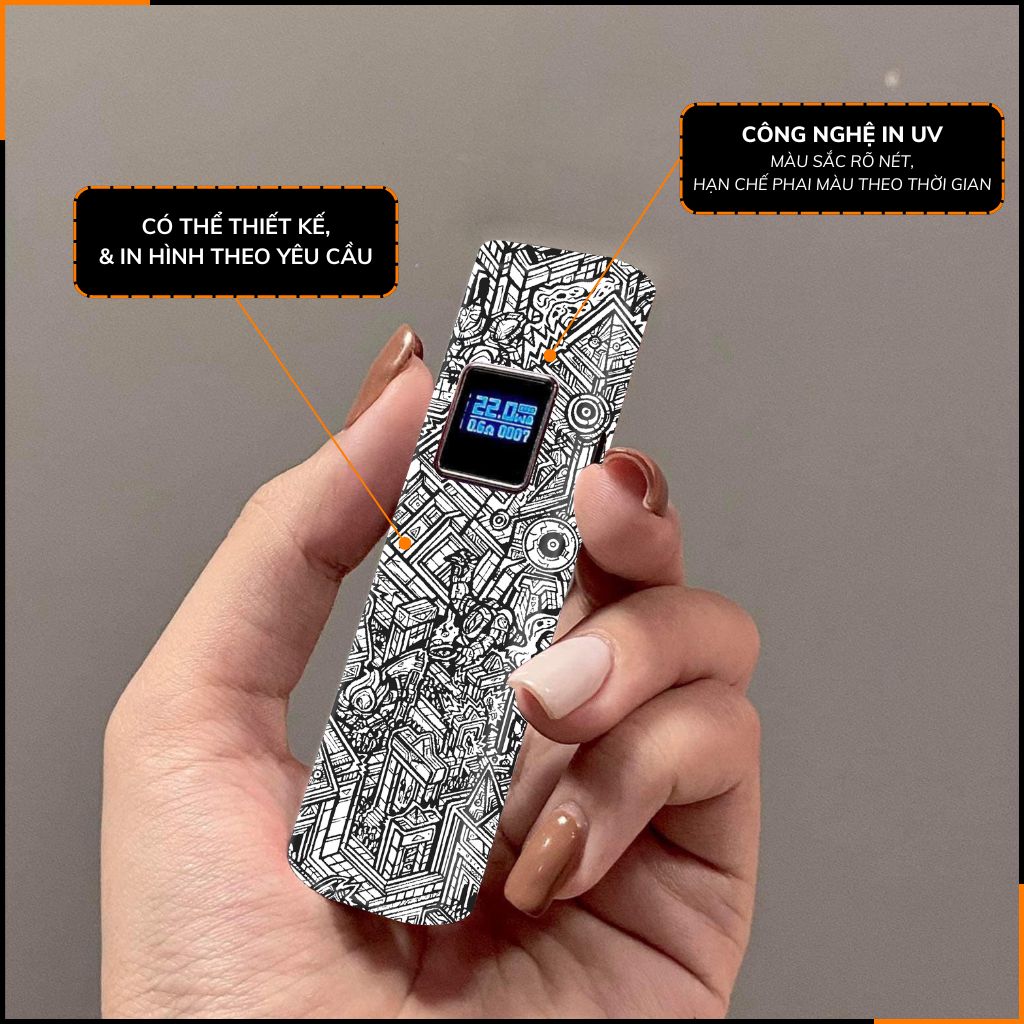 Miếng dán skin in hình xlim pro xlim v2, xlim se, rill x,feelin, xlim sq pro full viền [ U02] phụ kiện huỳnh tân store