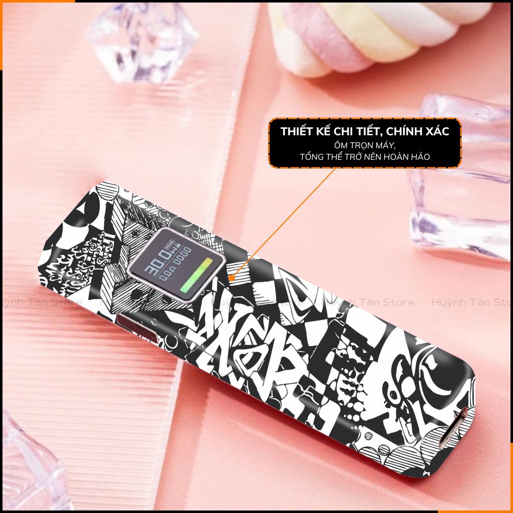 Miếng dán skin in hình xlim pro xlim v2, xlim se, rill x,feelin, xlim sq pro full viền [ L06 ] phụ kiện huỳnh tân store