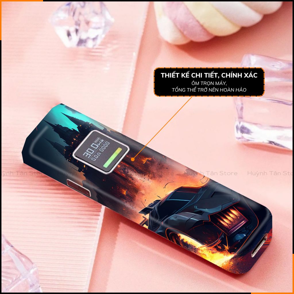 Miếng dán skin in hình xlim pro xlim v2, xlim se, rill x,feelin, xlim sq pro full viền [ Z01 ] phụ kiện huỳnh tân store
