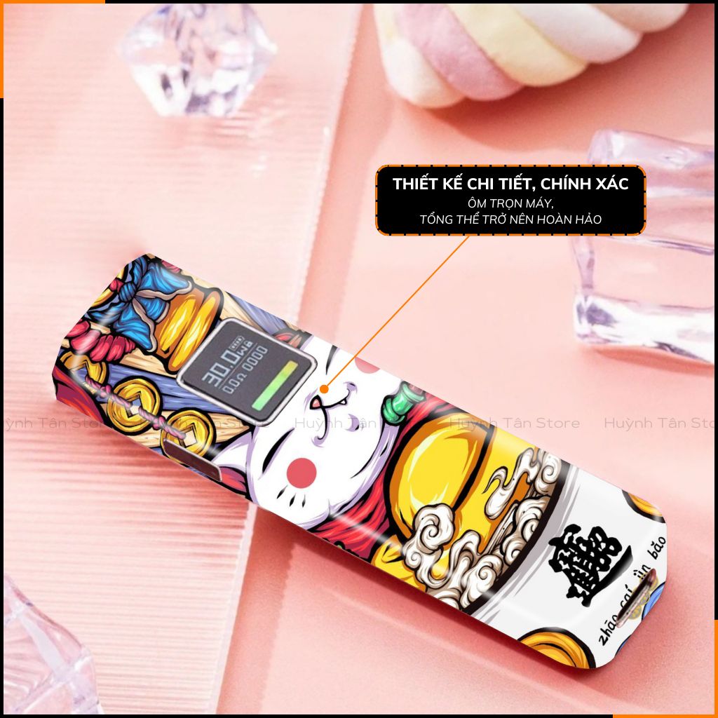 Miếng dán skin in hình xlim pro xlim v2, xlim se, rill x,feelin, xlim sq pro full viền [ Y10 ] phụ kiện huỳnh tân store