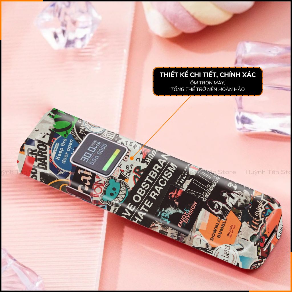 Miếng dán skin in hình xlim pro xlim v2, xlim se, rill x,feelin, xlim sq pro full viền [ L12 ] phụ kiện huỳnh tân store