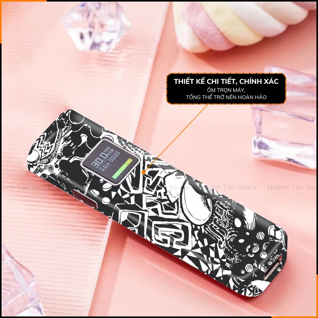 Miếng dán skin in hình xlim pro xlim v2, xlim se, rill x,feelin, xlim sq pro full viền [ L18 ] phụ kiện huỳnh tân store