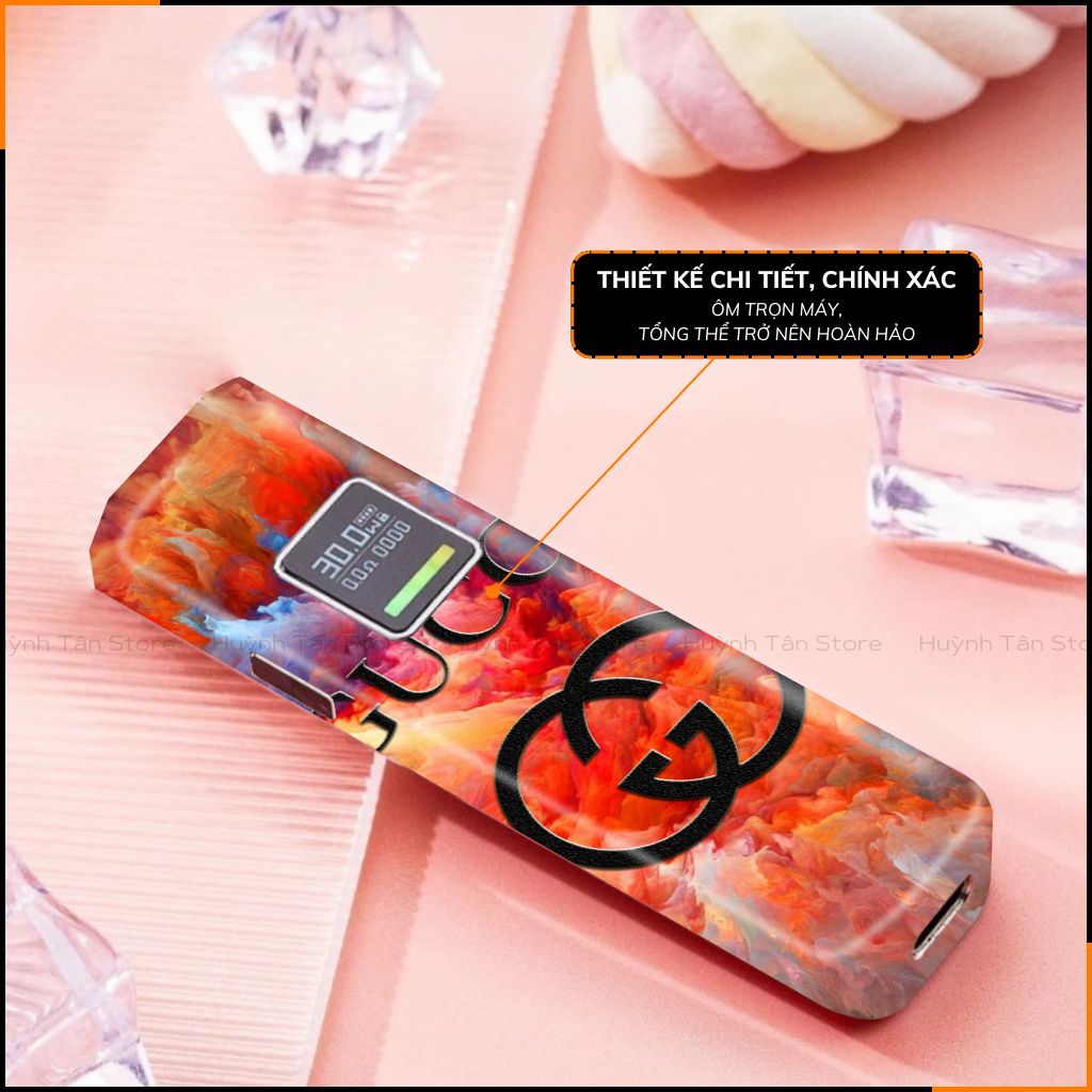Miếng dán skin in hình xlim pro xlim v2, xlim se, rill x,feelin, xlim sq pro full viền [ E03 ] phụ kiện huỳnh tân store