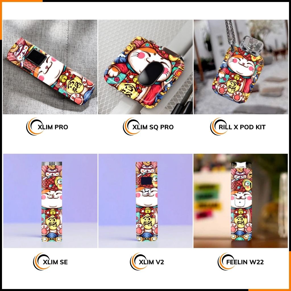  Miếng dán skin in hình xlim pro xlim v2, xlim se, rill x,feelin, xlim sq pro full viền [ Y06 ] phụ kiện huỳnh tân store