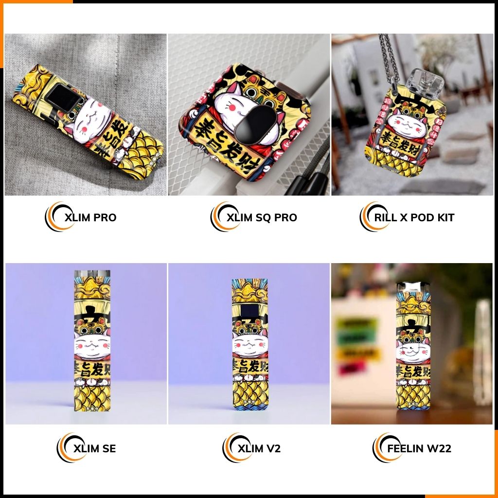 Miếng dán skin in hình xlim pro xlim v2, xlim se, rill x,feelin, xlim sq pro full viền [ Y07 ] phụ kiện huỳnh tân store