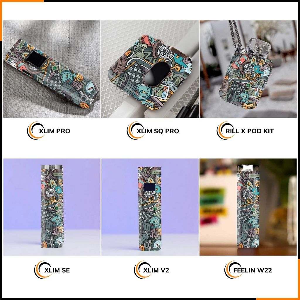 Miếng dán skin in hình xlim pro xlim v2, xlim se, rill x,feelin, xlim sq pro full viền [ L02 ] phụ kiện huỳnh tân store