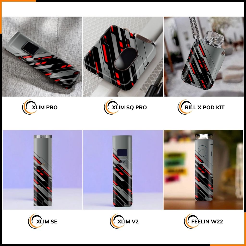 Miếng dán skin in hình xlim pro xlim v2, xlim se, rill x,feelin, xlim sq pro full viền [Mã Skin] phụ kiện huỳnh tân store
