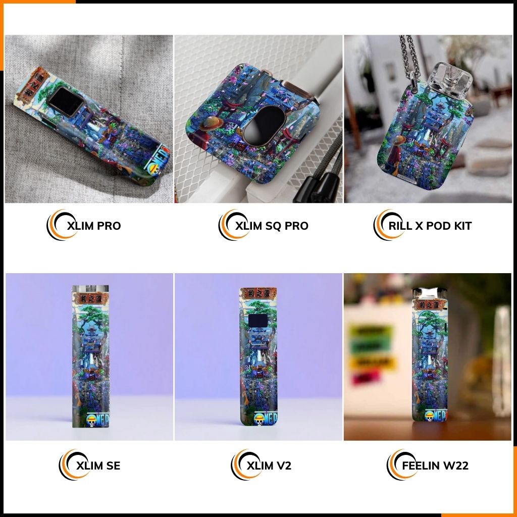 Miếng dán skin in hình xlim pro xlim v2, xlim se, rill x,feelin, xlim sq pro full viền [ G03 ] phụ kiện huỳnh tân store