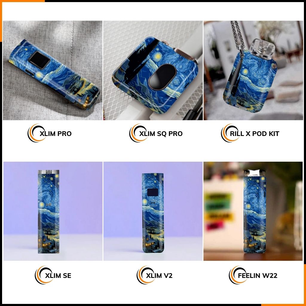 Miếng dán skin in hình xlim pro xlim v2, xlim se, rill x,feelin, xlim sq pro full viền [ W14 ] phụ kiện huỳnh tân store