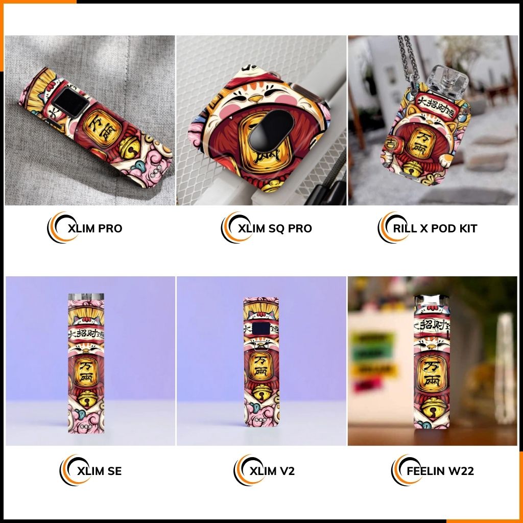 Miếng dán skin in hình xlim pro xlim v2, xlim se, rill x,feelin, xlim sq pro full viền [ Y01 ] phụ kiện huỳnh tân store