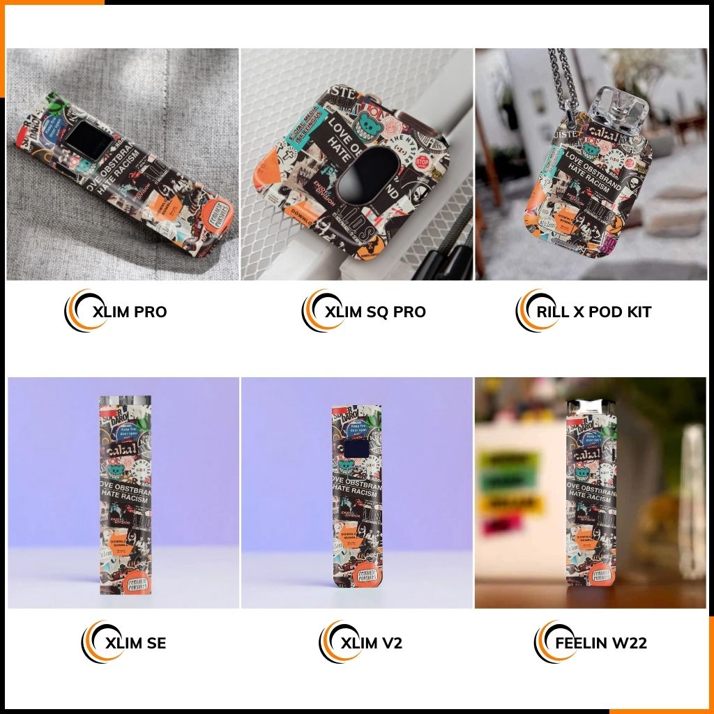 Miếng dán skin in hình xlim pro xlim v2, xlim se, rill x,feelin, xlim sq pro full viền [ L12 ] phụ kiện huỳnh tân store