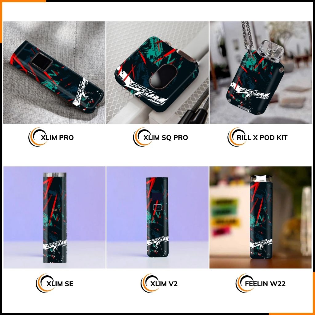 Miếng dán skin in hình xlim pro xlim v2, xlim se, rill x,feelin, xlim sq pro full viền [ C02 ] phụ kiện huỳnh tân store