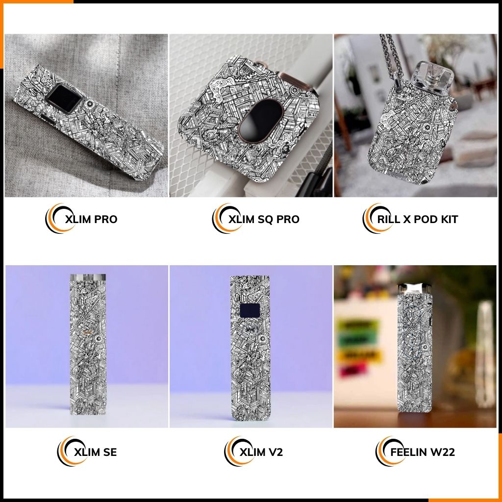 Miếng dán skin in hình xlim pro xlim v2, xlim se, rill x,feelin, xlim sq pro full viền [ U02] phụ kiện huỳnh tân store