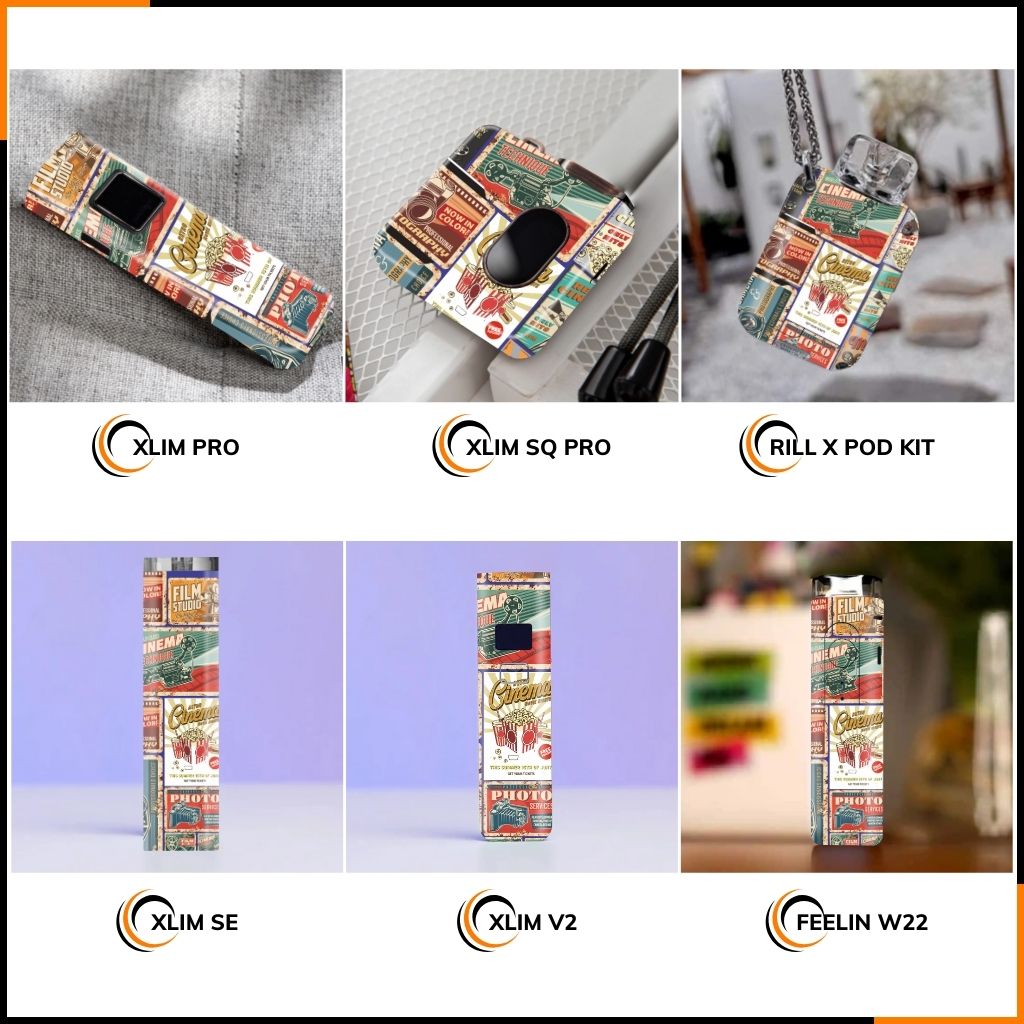 Miếng dán skin in hình xlim pro xlim v2, xlim se, rill x,feelin, xlim sq pro full viền [ W18 ] phụ kiện huỳnh tân store