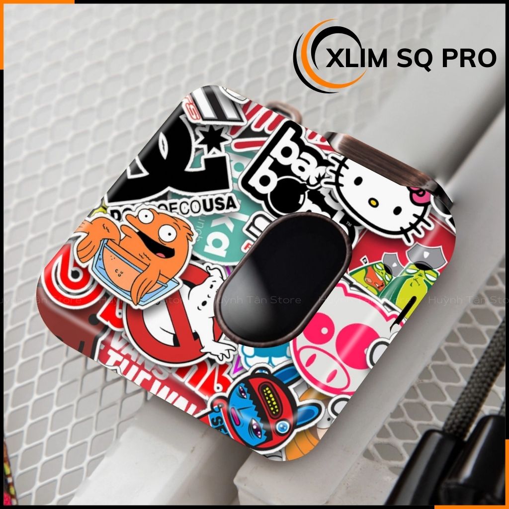 Miếng dán skin in hình xlim pro xlim v2, xlim se, rill x,feelin, xlim sq pro full viền [ L14 ] phụ kiện huỳnh tân store