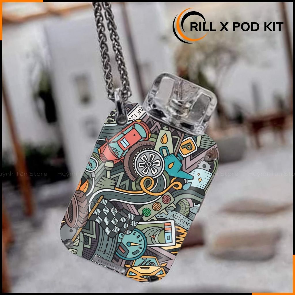 Miếng dán skin in hình xlim pro xlim v2, xlim se, rill x,feelin, xlim sq pro full viền [ L02 ] phụ kiện huỳnh tân store