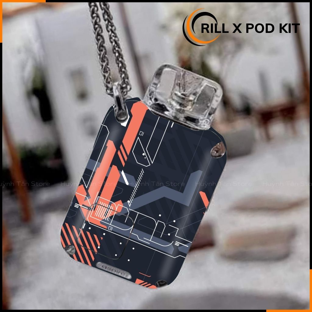 Miếng dán skin in hình xlim pro xlim v2, xlim se, rill x,feelin, xlim sq pro full viền [ T08 ] phụ kiện huỳnh tân store