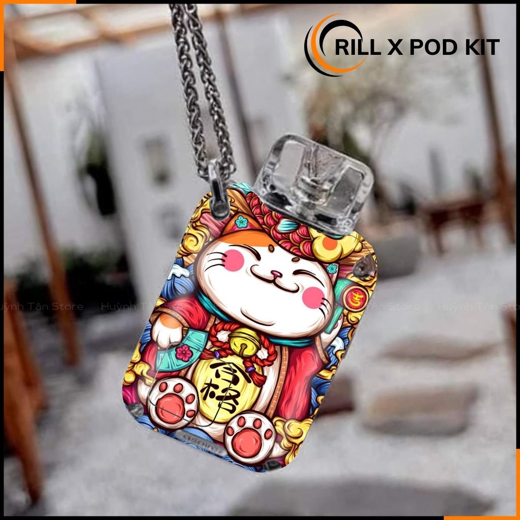  Miếng dán skin in hình xlim pro xlim v2, xlim se, rill x,feelin, xlim sq pro full viền [ Y06 ] phụ kiện huỳnh tân store
