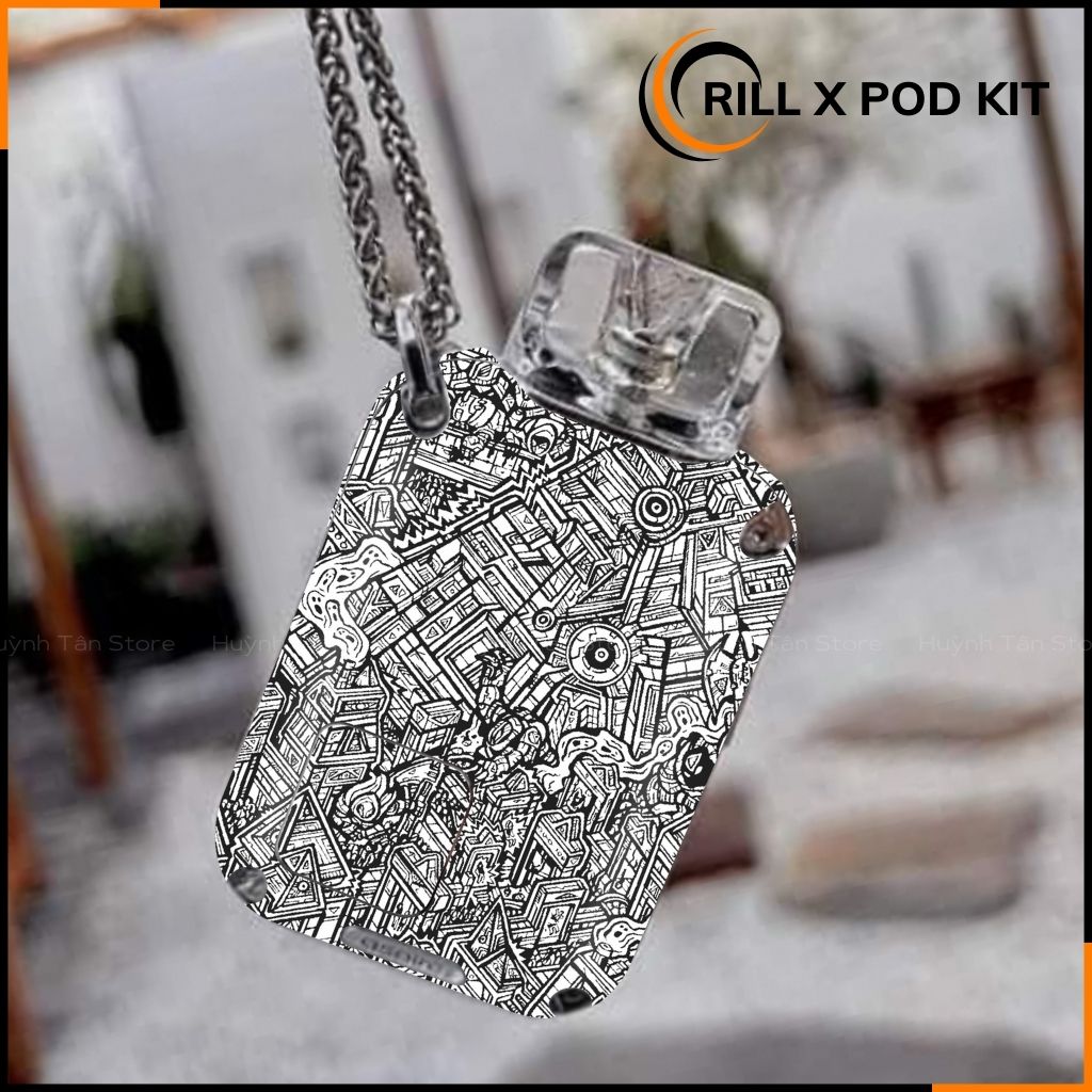 Miếng dán skin in hình xlim pro xlim v2, xlim se, rill x,feelin, xlim sq pro full viền [ U02] phụ kiện huỳnh tân store