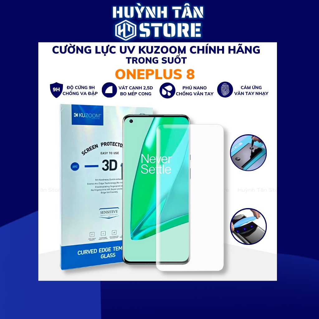 Cường lực oneplus 8 uv