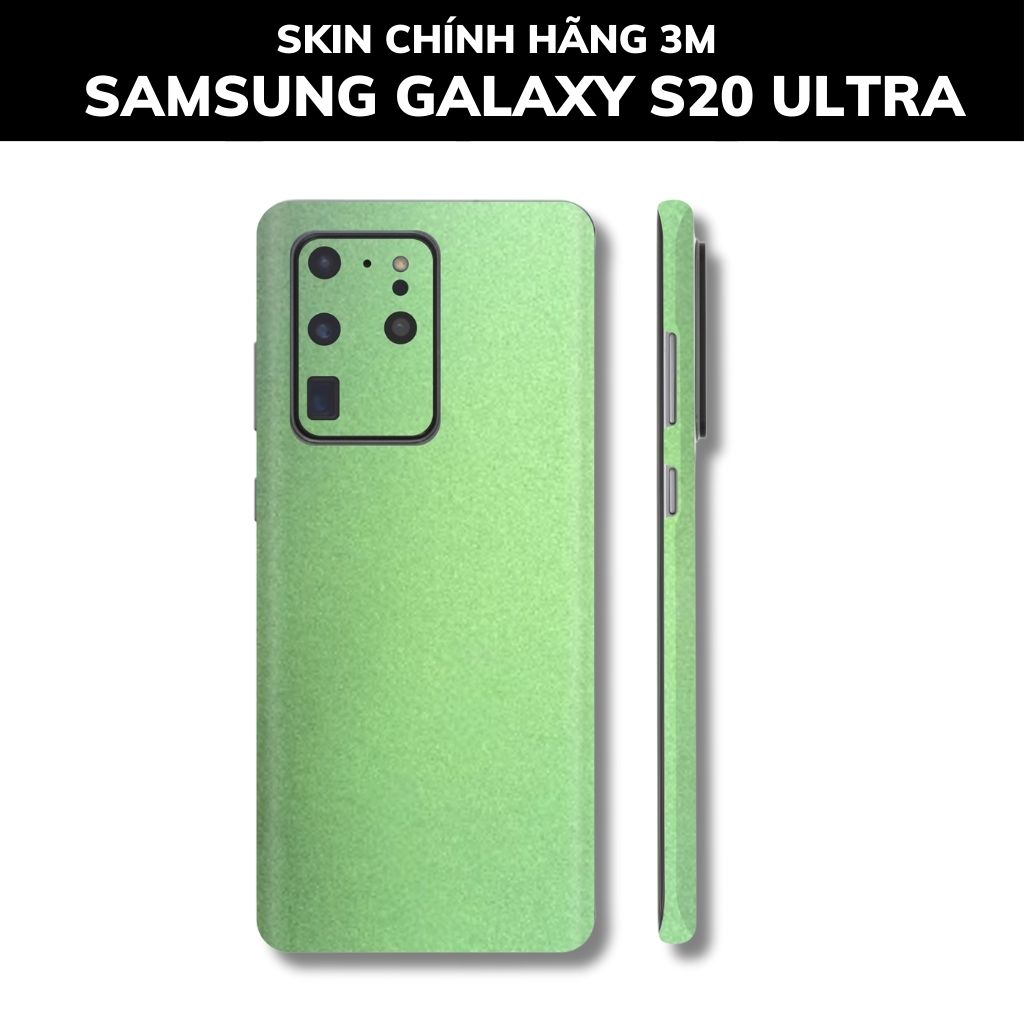 Skin 3m samsung galaxy S20 ultra , S20 plus, S20, S20 FE full body và camera nhập khẩu chính hãng USA phụ kiện điện thoại huỳnh tân store - Oracal Green Brown - Warp Skin Collection