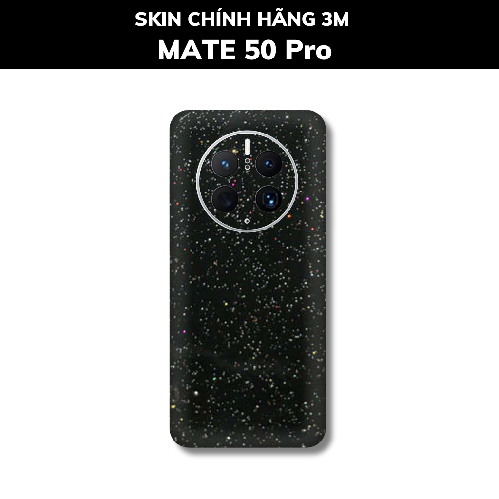 Dán skin điện thoại Huawei Mate 50 Pro full body và camera nhập khẩu chính hãng USA phụ kiện điện thoại huỳnh tân store - Galaxy Black - Warp Skin Collection