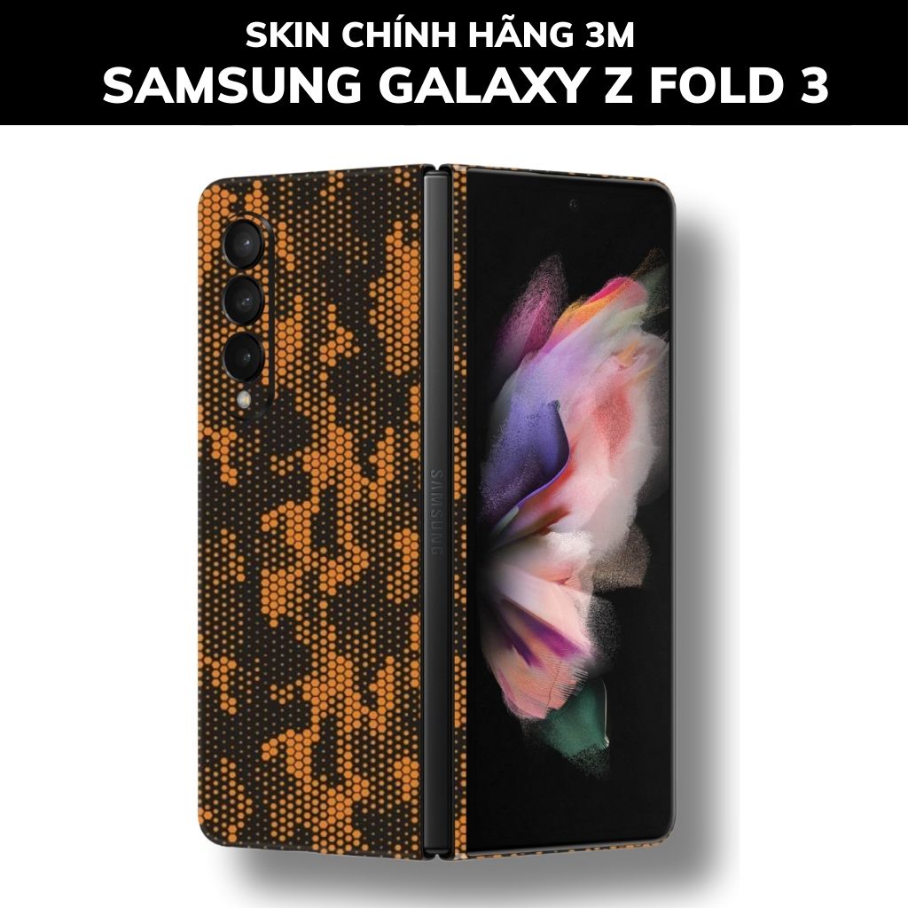 Skin 3m samsung galaxy Z Fold 4, Z Fold 3, Z Fold 2 full body và camera nhập khẩu chính hãng USA phụ kiện điện thoại huỳnh tân store - Mamba Oranger  - Warp Skin Collection