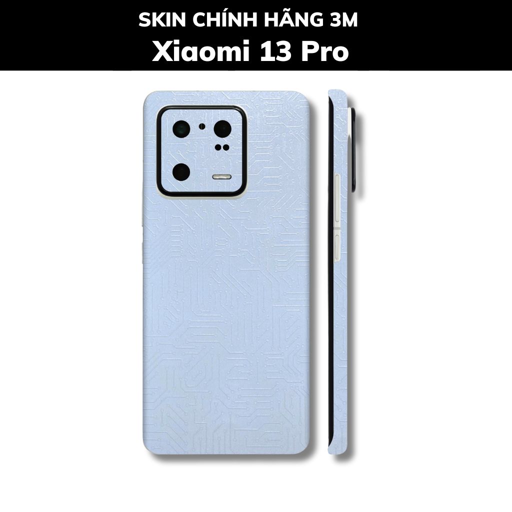 Skin 3m Mi 13 Ultra, Mi 13 Pro, Mi 13 full body và camera nhập khẩu chính hãng USA phụ kiện điện thoại huỳnh tân store - Electronic White 2022 - Warp Skin Collection