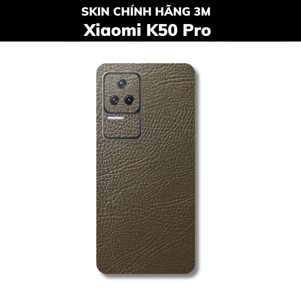 Dán skin điện thoại K50 Pro full body và camera nhập khẩu chính hãng USA phụ kiện điện thoại huỳnh tân store - Hexis Brown Leather - Warp Skin Collection