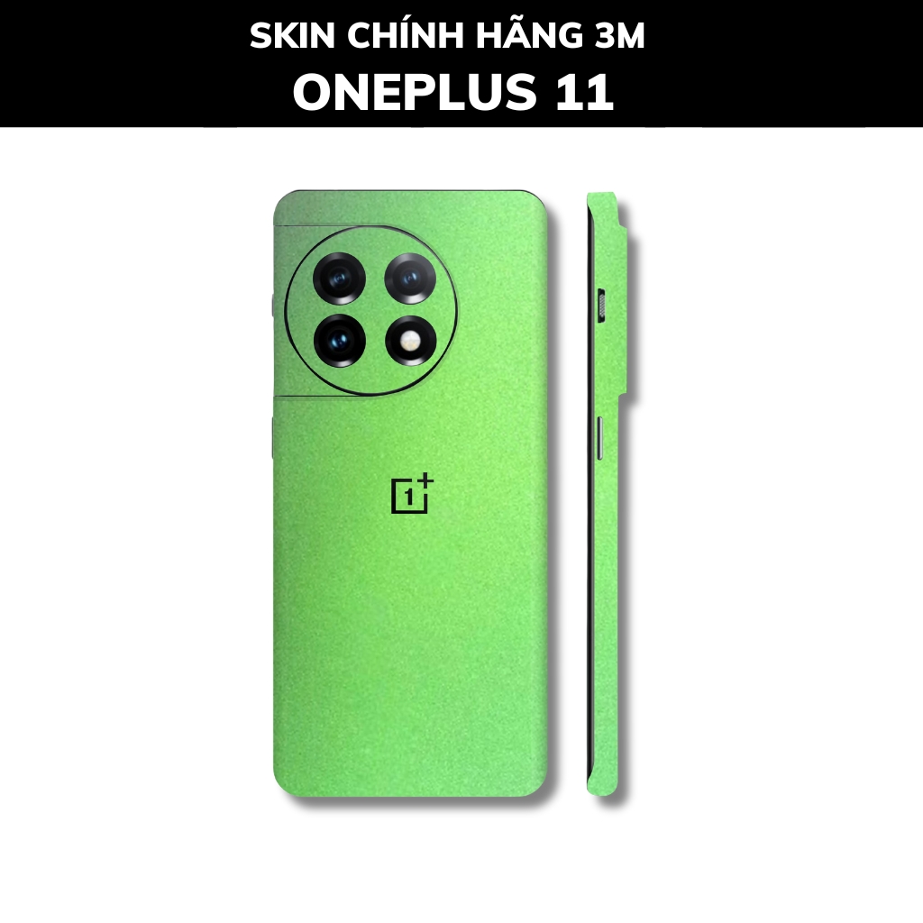 Skin 3m Oneplus 11 full body và camera nhập khẩu chính hãng USA phụ kiện điện thoại huỳnh tân store - Oracal Green Brown - Warp Skin Collection