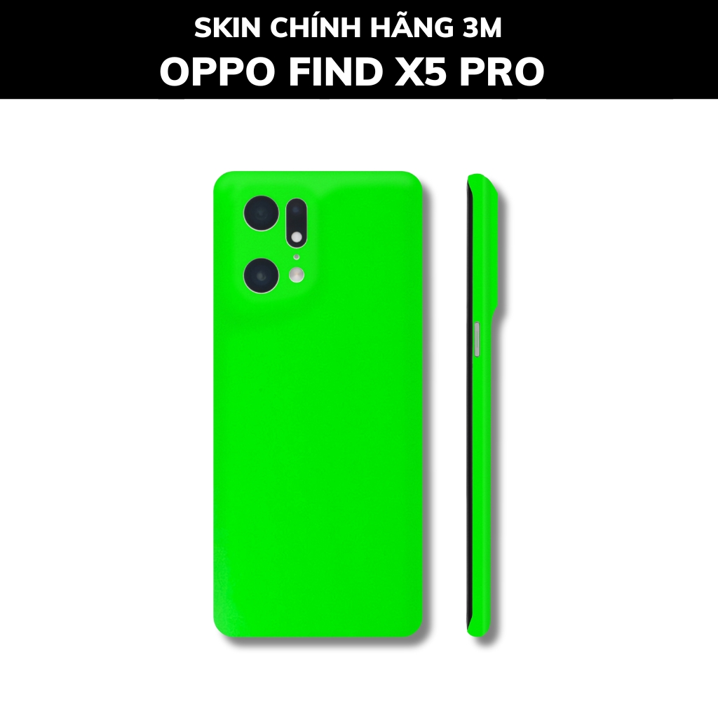 Dán skin điện thoại Oppo Find X5 Pro full body và camera nhập khẩu chính hãng USA phụ kiện điện thoại huỳnh tân store - Green Neo - Warp Skin Collection