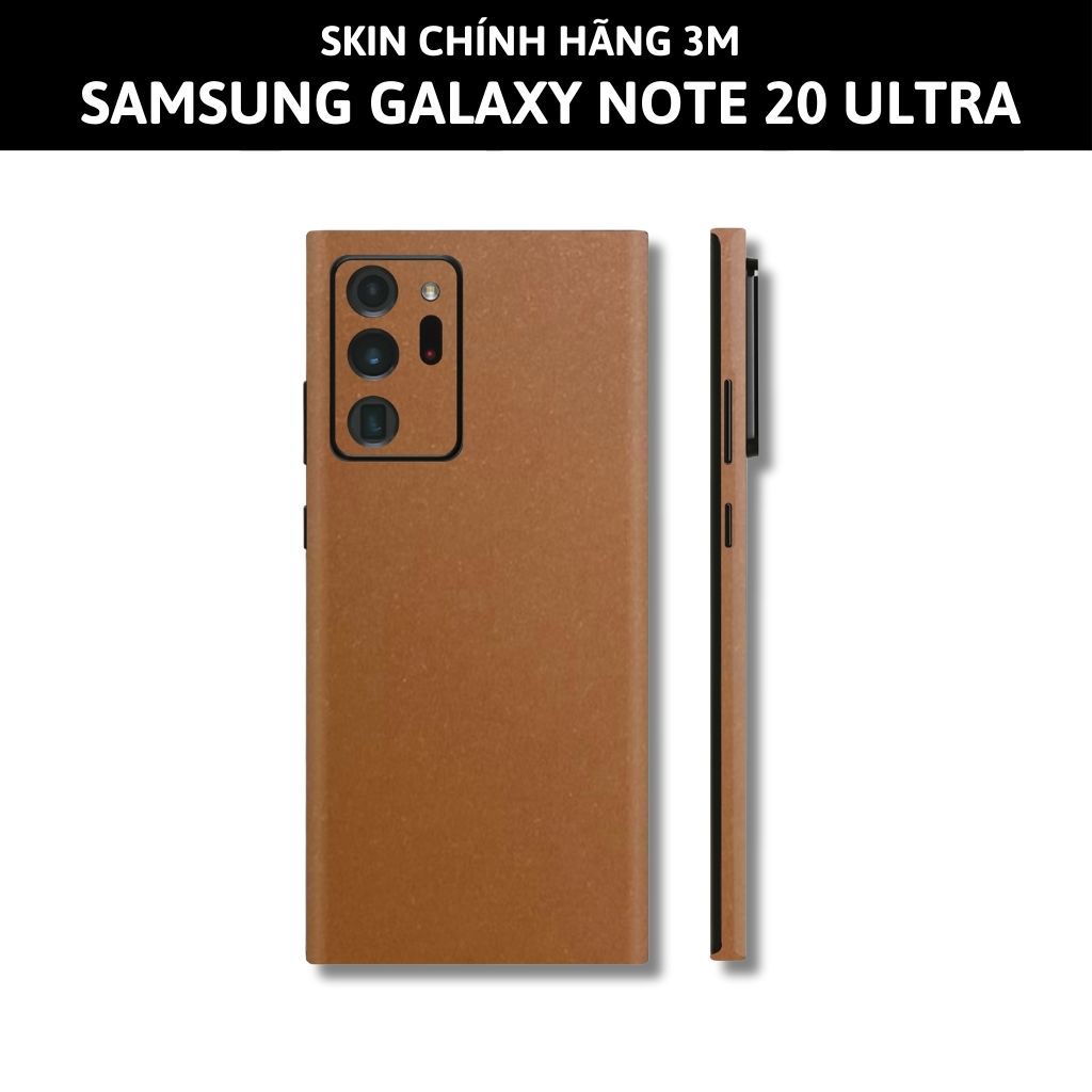 Skin 3m samsung galaxy note 20, note 20 ultra full body và camera nhập khẩu chính hãng USA phụ kiện điện thoại huỳnh tân store - Caramel - Warp Skin Collection