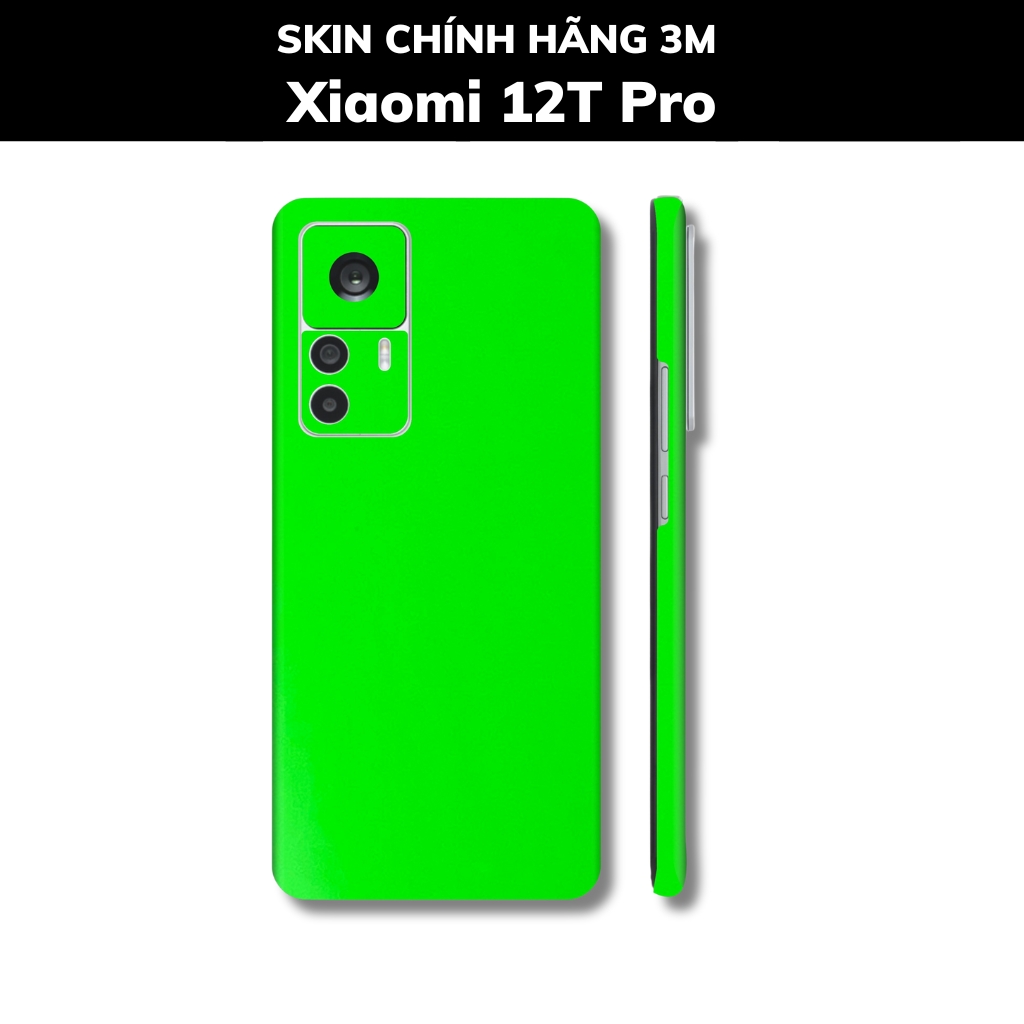 Skin 3m Mi 12T, Mi 12T Pro, K50 Ultra full body và camera nhập khẩu chính hãng USA phụ kiện điện thoại huỳnh tân store - Green Neo - Warp Skin Collection