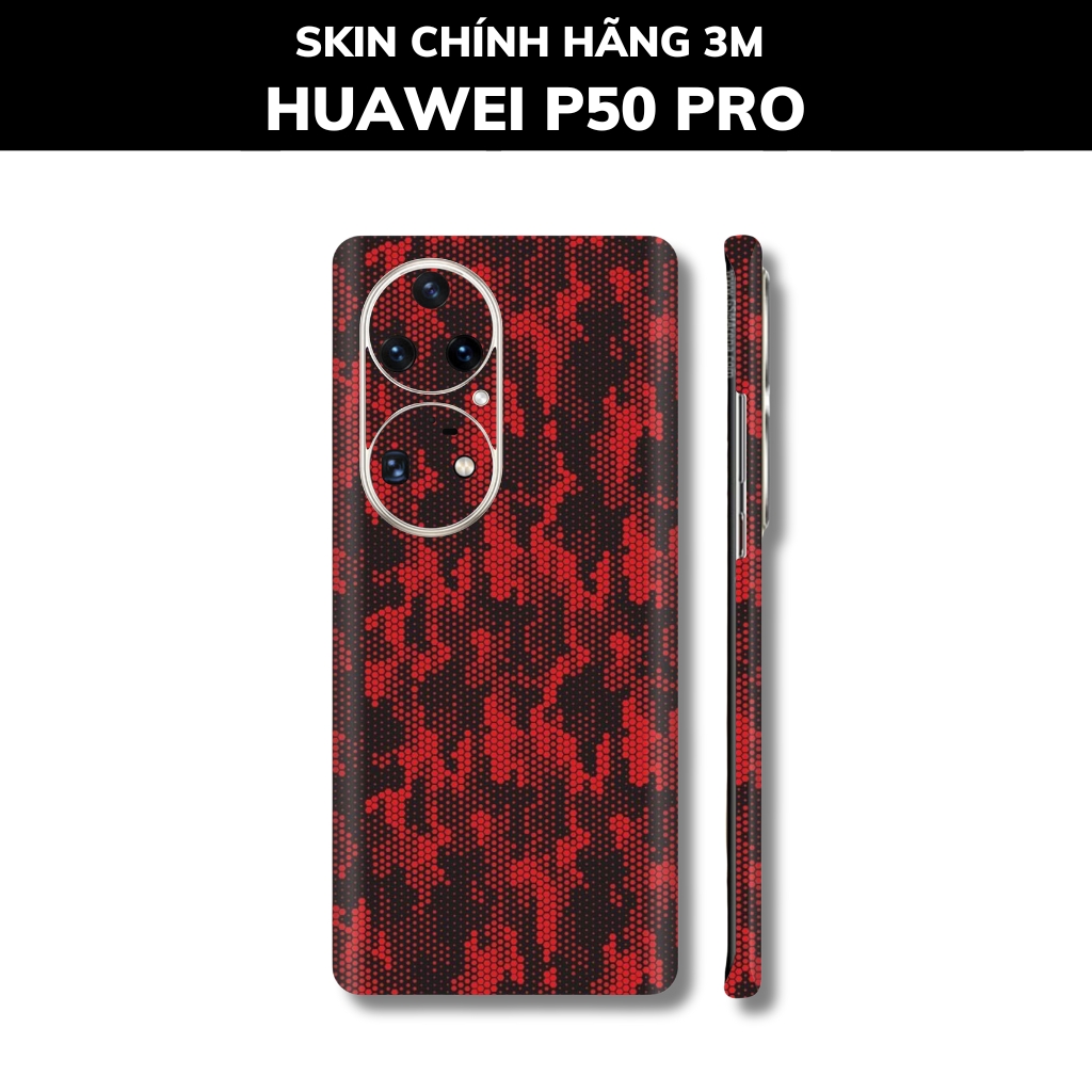 Dán skin điện thoại Huawei P50 Pro full body và camera nhập khẩu chính hãng USA phụ kiện điện thoại huỳnh tân store - Mamba Red - Warp Skin Collection