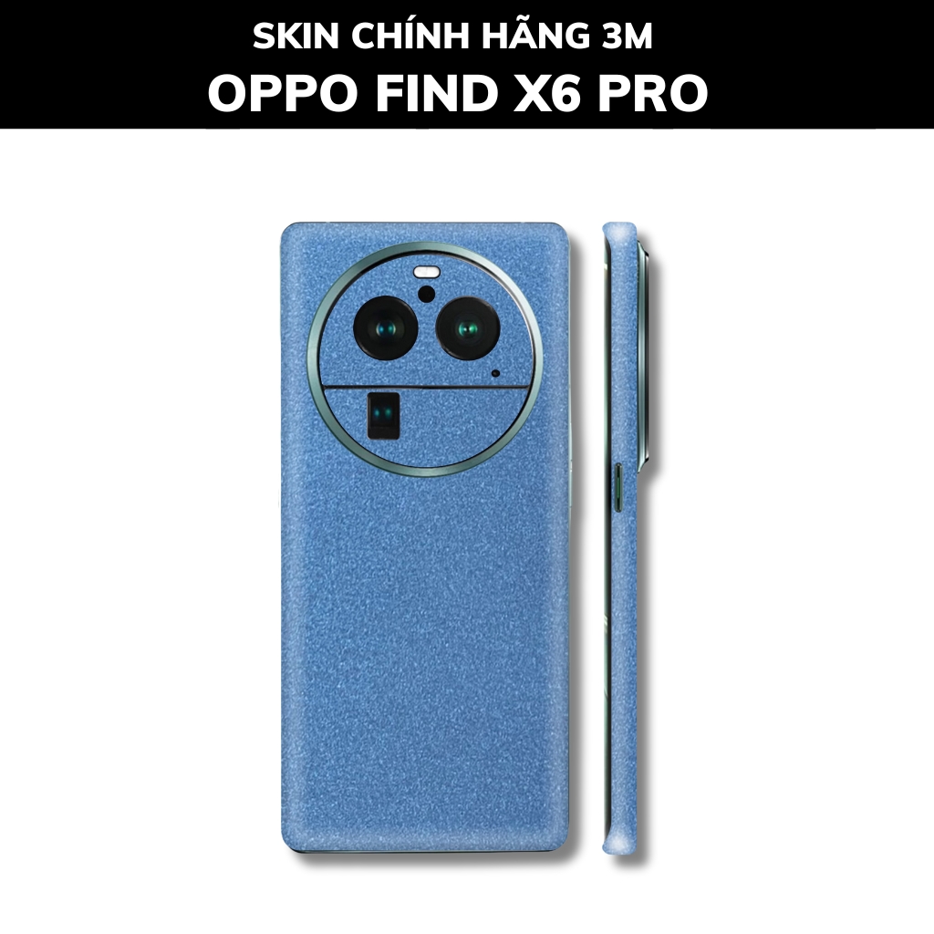 Dán skin điện thoại Oppo Find X6 Pro full body và camera nhập khẩu chính hãng USA phụ kiện điện thoại huỳnh tân store - Oracle Dove Blue Metallic - Warp Skin Collection